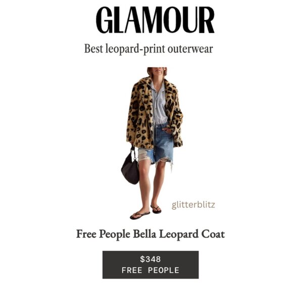Free People Bella Leopard Coat - Picture 7 of 12